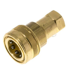 Laiton DN 12.5 Coupleur hydraulique femelle 1/2 pouce NPT Filets ISO 7241-1 B D 23.5mm