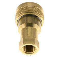 Laiton DN 12.5 Coupleur hydraulique femelle 1/2 pouce NPT Filets ISO 7241-1 B D 23.5mm