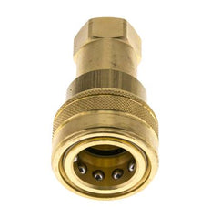 Laiton DN 12.5 Coupleur hydraulique femelle 1/2 pouce NPT Filets ISO 7241-1 B D 23.5mm