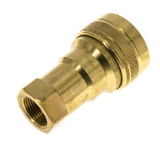 Laiton DN 20 Coupleur hydraulique femelle 3/4 pouce NPT Filetages ISO 7241-1 B D 31.4mm