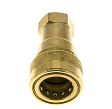 Laiton DN 20 Coupleur hydraulique femelle 3/4 pouce NPT Filetages ISO 7241-1 B D 31.4mm