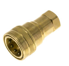 Laiton DN 50 Coupleur hydraulique femelle 2 pouces filetage NPT ISO 7241-1 B D 63.2mm
