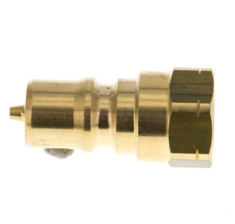 Coupleur hydraulique en laiton DN 6.3 Bouchon fileté 1/4 pouce NPT femelle ISO 7241-1 B D 14.2mm