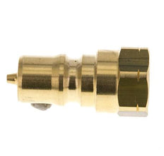 Coupleur hydraulique en laiton DN 6.3 Bouchon fileté 1/4 pouce NPT femelle ISO 7241-1 B D 14.2mm