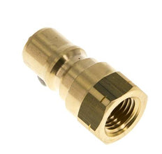 Coupleur hydraulique en laiton DN 6.3 Bouchon fileté 1/4 pouce NPT femelle ISO 7241-1 B D 14.2mm