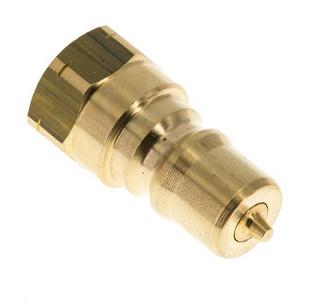 Coupleur hydraulique en laiton DN 6.3 Bouchon fileté 1/4 pouce NPT femelle ISO 7241-1 B D 14.2mm