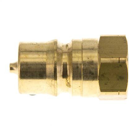 Raccord hydraulique en laiton DN 12.5 Bouchon fileté 1/2 pouce NPT femelle ISO 7241-1 B D 23.5mm