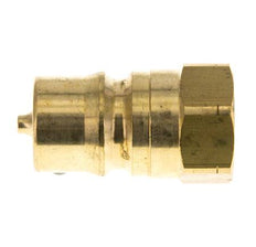Raccord hydraulique en laiton DN 12.5 Bouchon fileté 1/2 pouce NPT femelle ISO 7241-1 B D 23.5mm