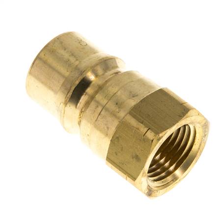 Raccord hydraulique en laiton DN 12.5 Bouchon fileté 1/2 pouce NPT femelle ISO 7241-1 B D 23.5mm