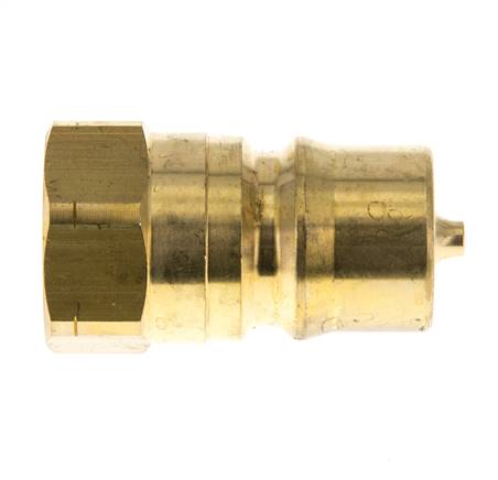 Raccord hydraulique en laiton DN 12.5 Bouchon fileté 1/2 pouce NPT femelle ISO 7241-1 B D 23.5mm