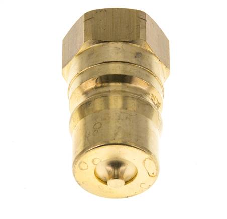 Raccord hydraulique en laiton DN 12.5 Bouchon fileté 1/2 pouce NPT femelle ISO 7241-1 B D 23.5mm