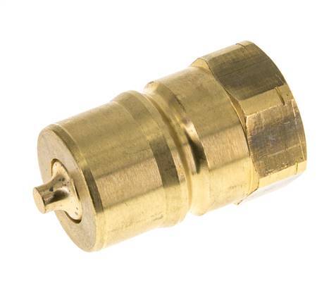 Laiton DN 25 Coupleur hydraulique Bouchon 1 pouce filetage NPT femelle ISO 7241-1 B D 37.8mm