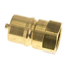 Laiton DN 25 Coupleur hydraulique Bouchon 1 pouce filetage NPT femelle ISO 7241-1 B D 37.8mm