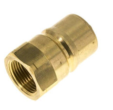 Laiton DN 25 Coupleur hydraulique Bouchon 1 pouce filetage NPT femelle ISO 7241-1 B D 37.8mm