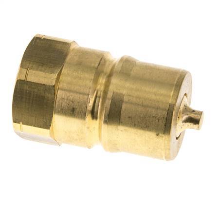 Laiton DN 25 Coupleur hydraulique Bouchon 1 pouce filetage NPT femelle ISO 7241-1 B D 37.8mm