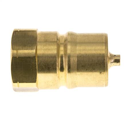 Laiton DN 25 Coupleur hydraulique Bouchon 1 pouce filetage NPT femelle ISO 7241-1 B D 37.8mm