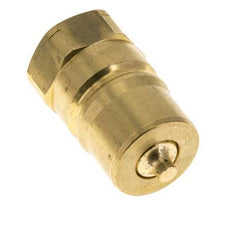 Laiton DN 25 Coupleur hydraulique Bouchon 1 pouce filetage NPT femelle ISO 7241-1 B D 37.8mm