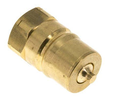 Laiton DN 25 Coupleur hydraulique Bouchon 1 pouce filetage NPT femelle ISO 7241-1 B D 37.8mm
