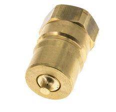 Laiton DN 25 Coupleur hydraulique Bouchon 1 pouce filetage NPT femelle ISO 7241-1 B D 37.8mm