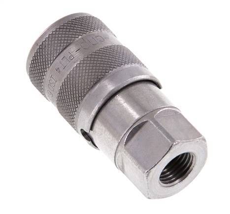 Acier DN 6.3 à face plate, prise hydraulique G 1/4 pouce, filetage femelle ISO 16028 D 16.2mm