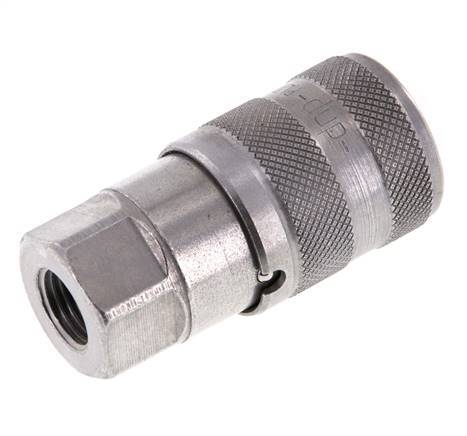 Acier DN 6.3 à face plate, prise hydraulique G 1/4 pouce, filetage femelle ISO 16028 D 16.2mm