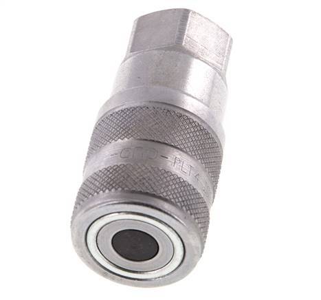 Acier DN 6.3 à face plate, prise hydraulique G 1/4 pouce, filetage femelle ISO 16028 D 16.2mm