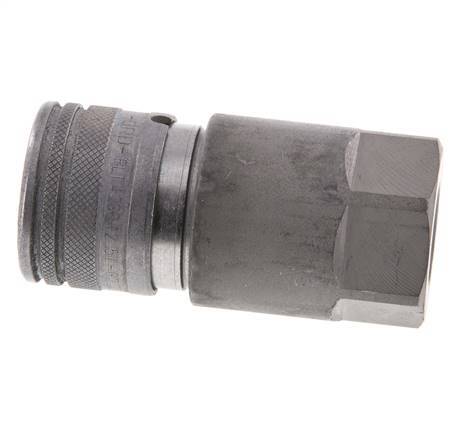 Acier DN 12.5 à face plate, prise hydraulique G 1/2 pouce, filetage femelle ISO 16028 D 24.5mm