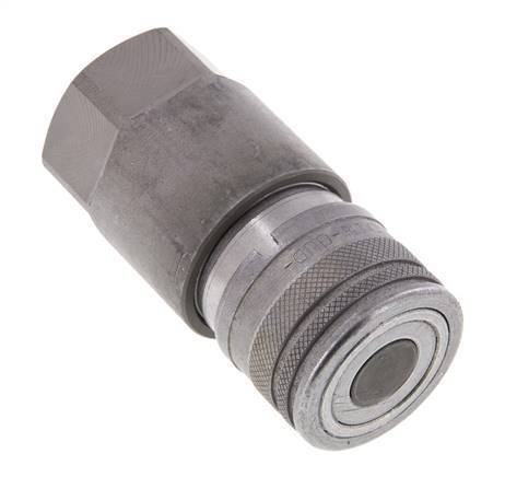 Acier DN 12.5 à face plate, prise hydraulique G 1/2 pouce, filetage femelle ISO 16028 D 24.5mm