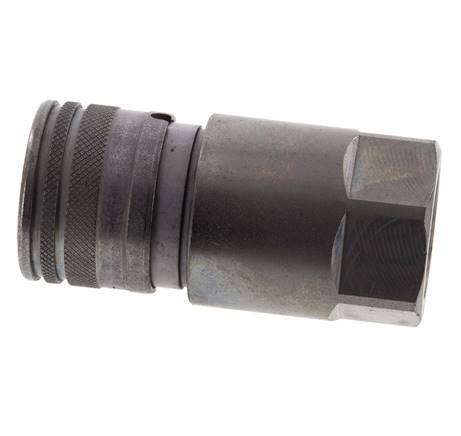 Acier DN 12.5 à face plate, prise hydraulique G 3/4 pouce, filetage femelle ISO 16028 D 24.5mm