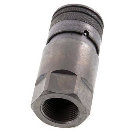 Acier DN 12.5 à face plate, prise hydraulique G 3/4 pouce, filetage femelle ISO 16028 D 24.5mm