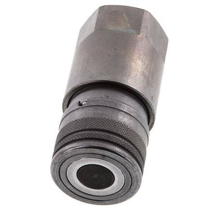 Acier DN 12.5 à face plate, prise hydraulique G 3/4 pouce, filetage femelle ISO 16028 D 24.5mm