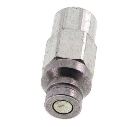 Bouchon hydraulique en acier DN 4 à face plate G 1/8 pouce filetage femelle D 13.5mm