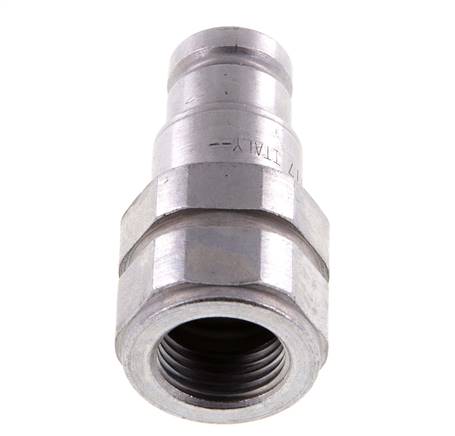 Acier DN 10 Bouchon hydraulique à face plate G 1/2 pouce filetage femelle ISO 16028 D 19.7mm
