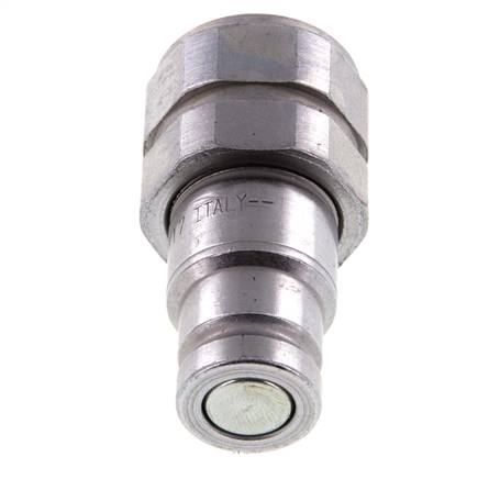 Acier DN 10 Bouchon hydraulique à face plate G 1/2 pouce filetage femelle ISO 16028 D 19.7mm