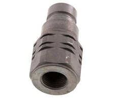 Acier DN 12.5 Bouchon hydraulique à face plate G 1/2 pouce filetage femelle ISO 16028 D 24.5mm