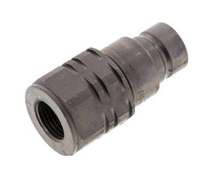 Acier DN 12.5 Bouchon hydraulique à face plate G 1/2 pouce filetage femelle ISO 16028 D 24.5mm