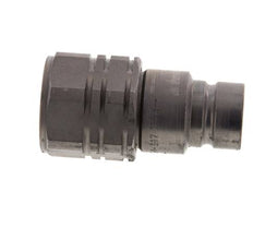 Acier DN 12.5 Bouchon hydraulique à face plate G 1/2 pouce filetage femelle ISO 16028 D 24.5mm