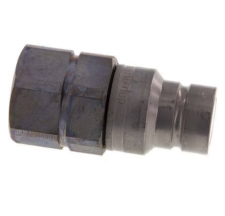 Bouchon hydraulique en acier DN 19 à face plate G 3/4 pouce filetage femelle ISO 16028 D 30mm