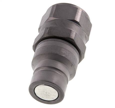 Acier DN 19 Flat Face Hydraulic Plug G 1 inch Female Threads ISO 16028 D 30mm