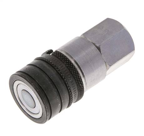Acier DN 6.3 à face plate pour prise hydraulique G 1/4 pouce filetage femelle ISO 16028 CEJN D 16.2mm