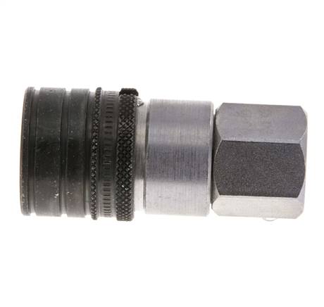 Acier DN 6.3 à face plate pour prise hydraulique G 1/4 pouce filetage femelle ISO 16028 CEJN D 16.2mm