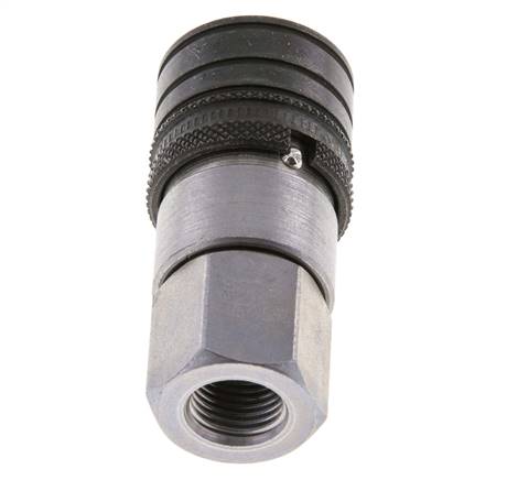 Acier DN 6.3 à face plate pour prise hydraulique G 1/4 pouce filetage femelle ISO 16028 CEJN D 16.2mm