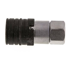 Acier DN 10 à face plate, douille hydraulique G 3/8 pouce filetage femelle ISO 16028 CEJN D 19.7mm