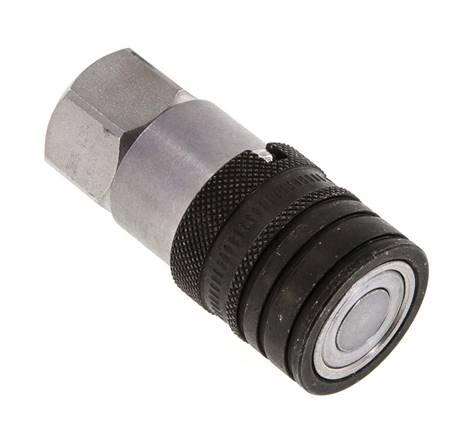 Acier DN 10 à face plate, douille hydraulique G 3/8 pouce filetage femelle ISO 16028 CEJN D 19.7mm