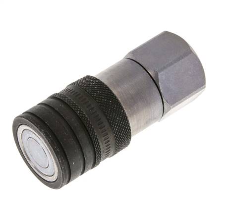 Acier DN 10 à face plate pour prise hydraulique G 1/2 pouce filetage femelle ISO 16028 CEJN D 19.7mm