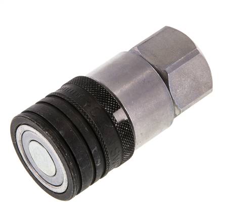 Acier DN 12.5 à face plate, embout hydraulique G 1/2 pouce, filetage femelle ISO 16028 CEJN D 24.5mm