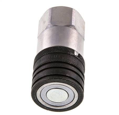 Acier DN 12.5 à face plate, embout hydraulique G 1/2 pouce, filetage femelle ISO 16028 CEJN D 24.5mm