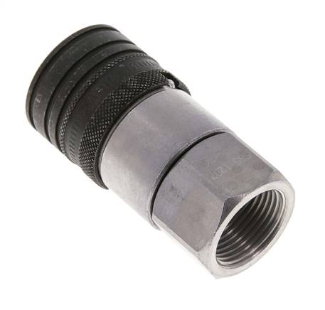 Acier DN 12.5 à face plate pour prise hydraulique G 3/4 pouce filetage femelle ISO 16028 CEJN D 24.5mm