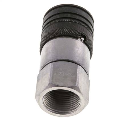 Acier DN 12.5 à face plate pour prise hydraulique G 3/4 pouce filetage femelle ISO 16028 CEJN D 24.5mm
