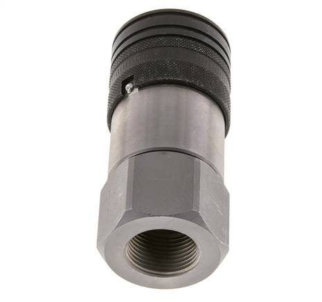 Acier DN 19 à face plate pour prise hydraulique G 3/4 pouce filetage femelle ISO 16028 CEJN D 30mm